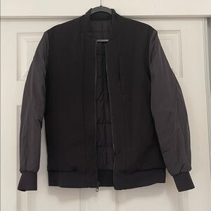 Lululemon Men's reversible Black Bomber Jacket